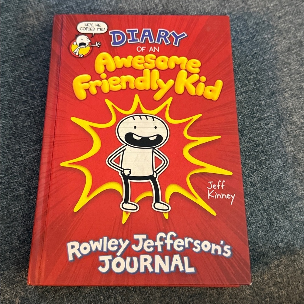 Diary of an Awesome Friendly Kid by Jeff Kinny Hardcover book